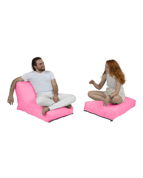 Lazy bag Pouf za kauč na razvlačenje Siesta - ružičasta