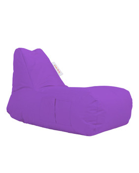 Lazy bag Trendy Comfort krevet Pouf - ljubičasta