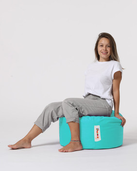 Tabure bag Okrugli  - tirkiz
