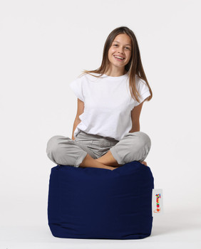 Tabure bag Kvadratni  - tamnoplavi
