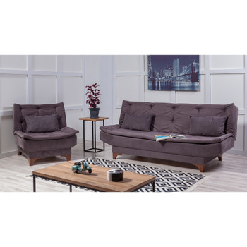 Sofa-krevet Garnitura Kelebek TKM1-1501