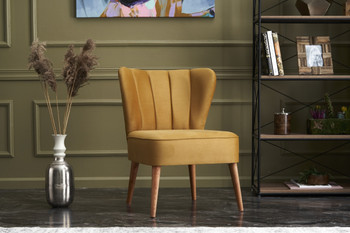 Wing Chair Layla - Zlato