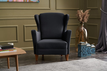 Wing Chair Lola Berjer - Antracit