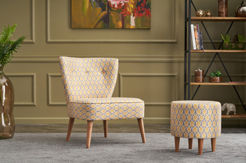 Wing Chair Viola Berjer Papatya