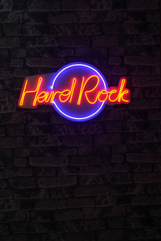 Dekorativna  plastična led rasvjeta Hard Rock - Plava, Crvena