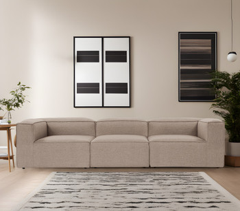 Sofa s 3 sjedala Fora 3 sjedala - smeđa   a.g