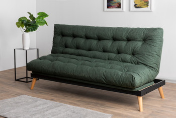 Kauč na razvlačenje s 3 sjedala Saki - Zeleno   a.g