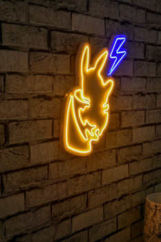 Dekorativna plastična led rasvjeta Pikachu - žuta 
plava   a.g