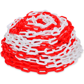 Plastični crveno-bijeli lanac upozorenja 30 m
