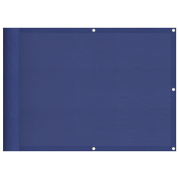 Balkonski zaslon plavi 75x800 cm 100 % poliester Oxford 4000278
