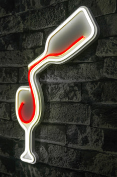 Dekorativna plastična led rasvjeta Vino - bijelo, crveno