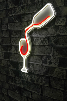 Dekorativna plastična led rasvjeta Vino - bijelo, crveno