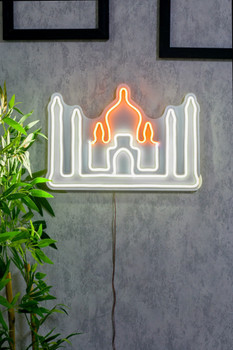 Dekorativna plastična led rasvjeta Taj Mahal - višebojan