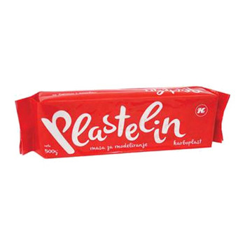 EK Plastelin 500g Crveni