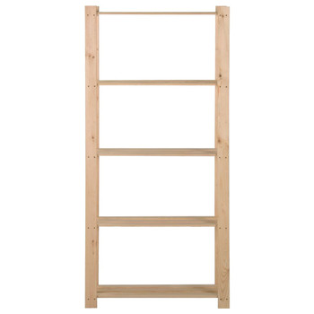 Stalak za pohranu s 5 razina 80x28,5x170 cm od masivne borovine n.p