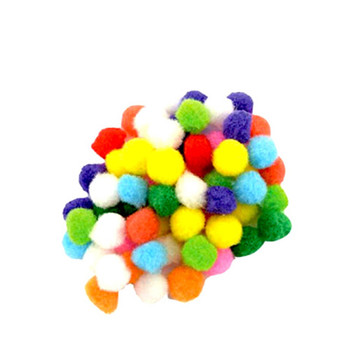 Craft pom pom, 60 kom, UNI LINE