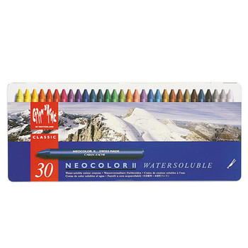 Boje voštane za akvarel, Classic Neocolor II, 30 kom, Carandache