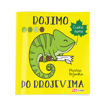 Bojanka bojimo po brojevima, Čudna šuma, Vrabac