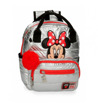 Ranac 28 cm, My Pretty Bow, srebrni, Disney