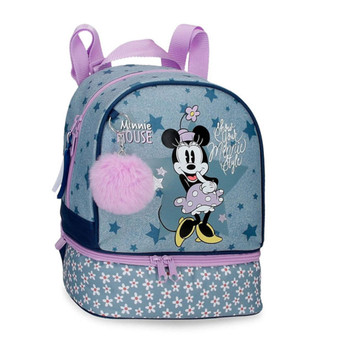 Ranac 28 cm termo, predškolski Minnie Style 4982721, svijetlo plavi, Disney