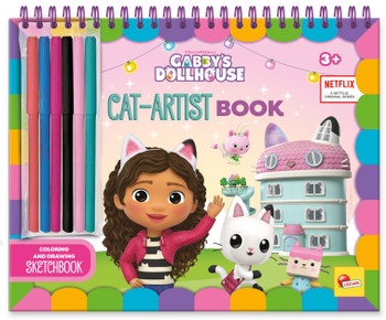 Gabby's Dollhouse čarobna knjiga Gab-tastic nacrtaj i oboji (8)