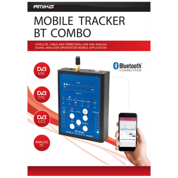 Amiko Instrument mjerni, DVB-S2/T2/C, Bluetooth - Mobile Tracker BT Combo