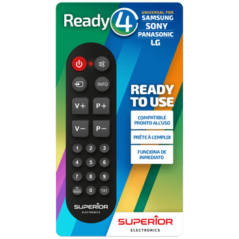 Superior Daljinski upravljač za LG/Sam./Sony/Pan. smart TV prijemnike - RC Ready4