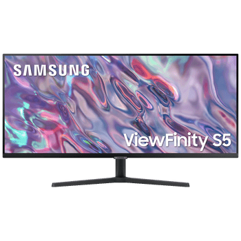 Samsung Monitor 34, UWQHD, Viewinfinity S5, HDMI, DisplayPort - LS34C500GAUXEN