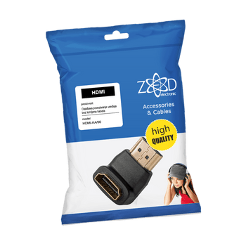 ZED electronic Adapter HDMI kutni 90° - HDMI-KA/90