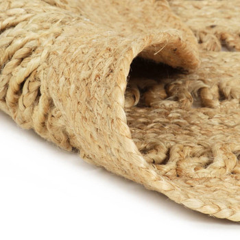 Ručno rađeni pleteni tepih od jute 240 cm