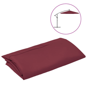 Zamjenska tkanina za konzolni suncobran 300 cm bordo