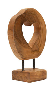 Make Sculputre Teak Cm 20x10x28
