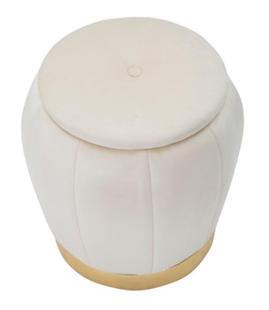 Taburet/Sprema Paris Crema/Zlato Cm Ø 43x43