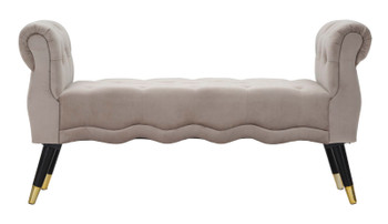 Klupica Paris Grigia/Zlato Cm 120x40x60