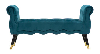 Klupica Paris Teal/Zlato Cm 120x40x60