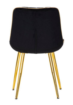 Stolica Paris Nera/Gold Set 2kom Cm 51x59x79