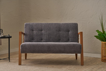 Sofa s 2 sjedala Kemer - Siva