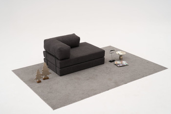 Sofa s 2 sjedala Udobnost - Antracit v2