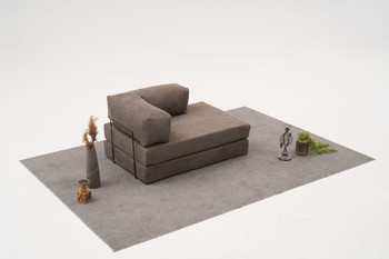 Sofa s 2 sjedala Udobnost - Siva v2