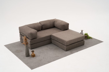 Kutna sofa Comfort Mini - Siva