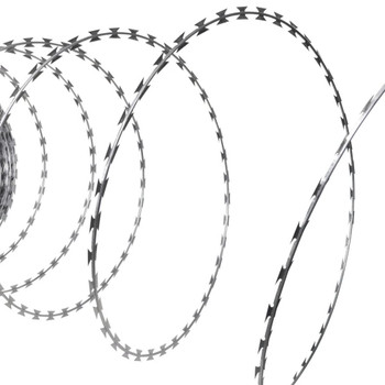 NATO oštra bodljikava žica od pocinčanog čelika, 60 m
