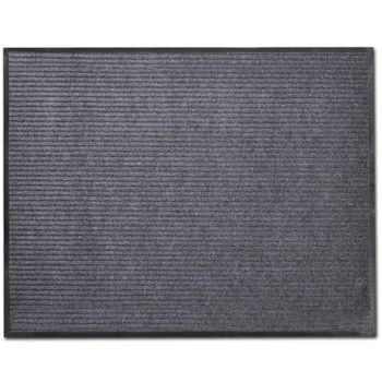 Sivi otirač protiv klizanja za vrata 90 x 120 cm