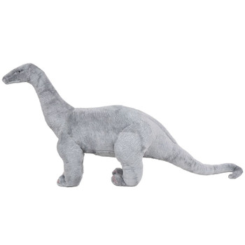 Stojeća plišana igračka dinosaur brachiosaur sivi XXL