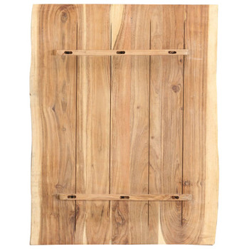 Stolna ploča od masivnog bagremovog drva 80 x (50-60) x 3,8 cm