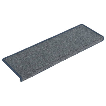 Tepisi za stepenice 15 kom 65 x 25 cm ljubičasto-plavi