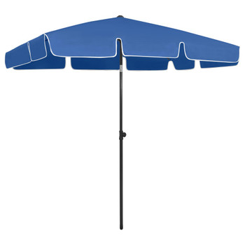 Suncobran za plažu azurno plavi 200 x 125 cm