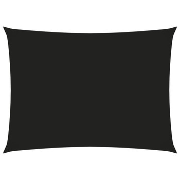 Jedro protiv sunca od tkanine Oxford pravokutno 2,5 x 4 m crno