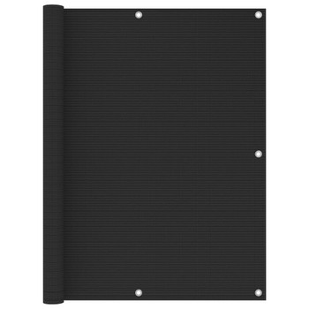 Balkonski zastor antracit 120 x 300 cm HDPE