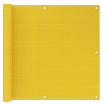 Balkonski zastor žuti 90 x 300 cm HDPE