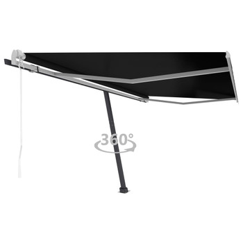 Samostojeća automatska tenda 450 x 350 cm antracit